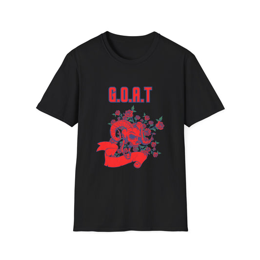 G O A T Graphic Tee, Casual Unisex Shirt, Softstyle T-Shirt, Fun Gift for Youth