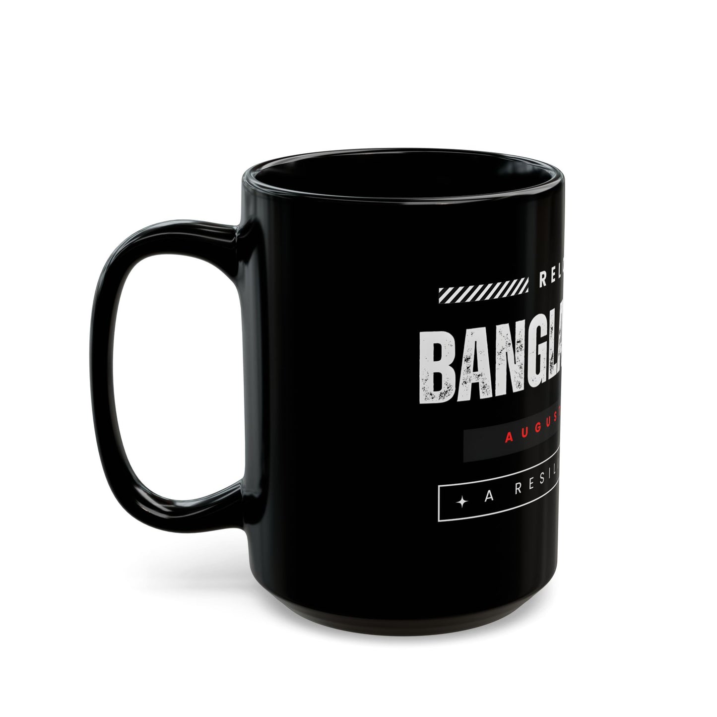 Bangladesh 2 0 Quota Movement Black Mug, Coffee Mug for Coffee Lovers, Patriotic