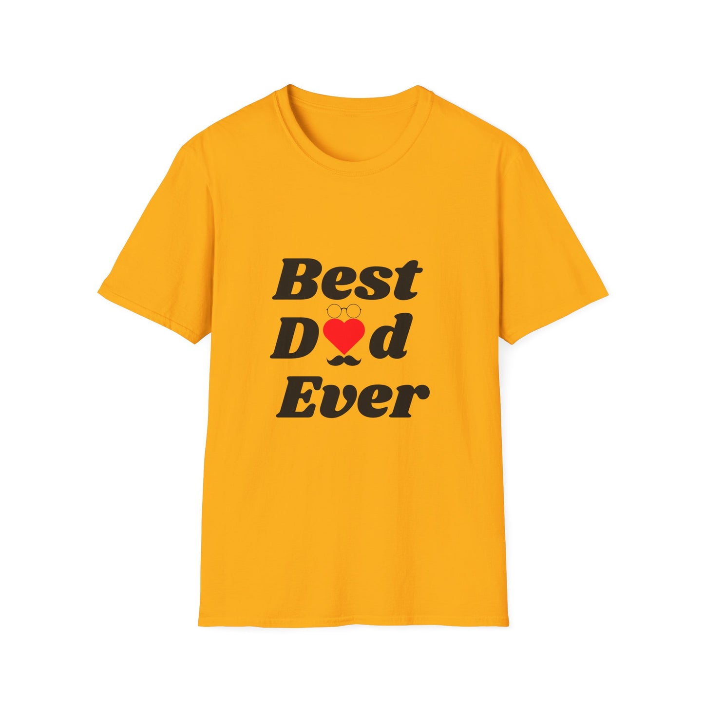 Best Dad Ever T-Shirt, Father's Day Gift Tee, Daddy Top, Dad Birthday Present