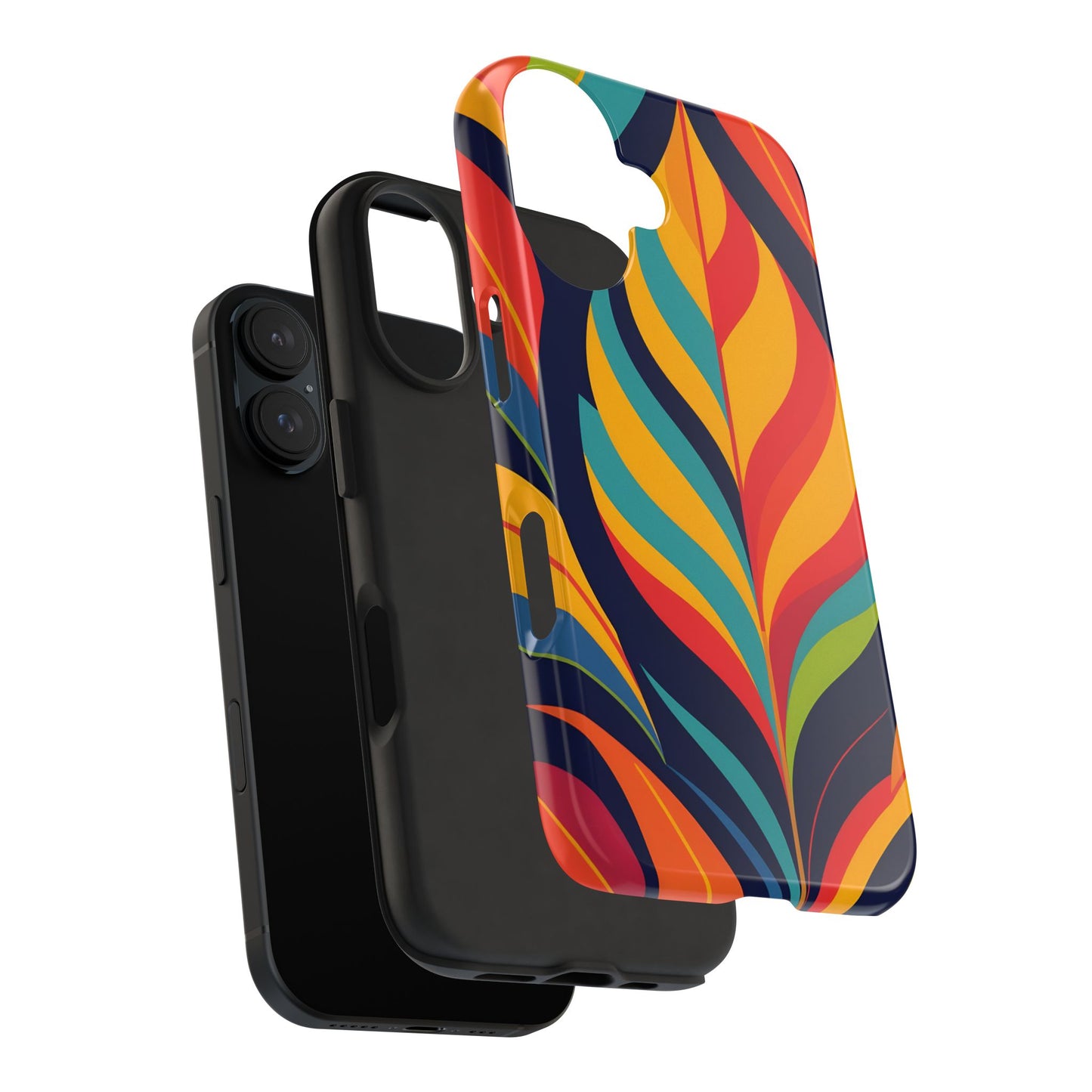 Colorful Leaf tough Phone Case, iPhone, Samsung Nature Lover Gift, Protective