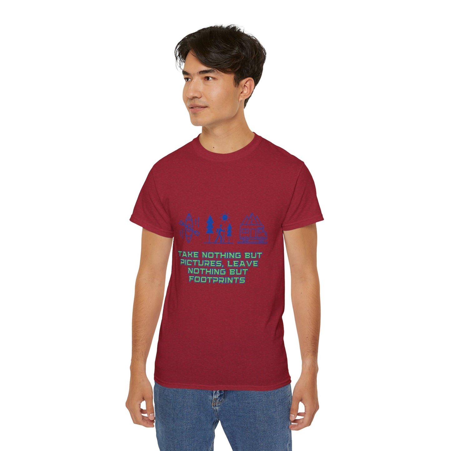 Adventure Vibes Tee - Eco-Friendly Unisex T-Shirt, Outdoor Camping Hiking Shirt,