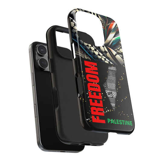 Freedom-Themed Phone Case, Durable Cover, Palestine Pride, Tough Phone Case
