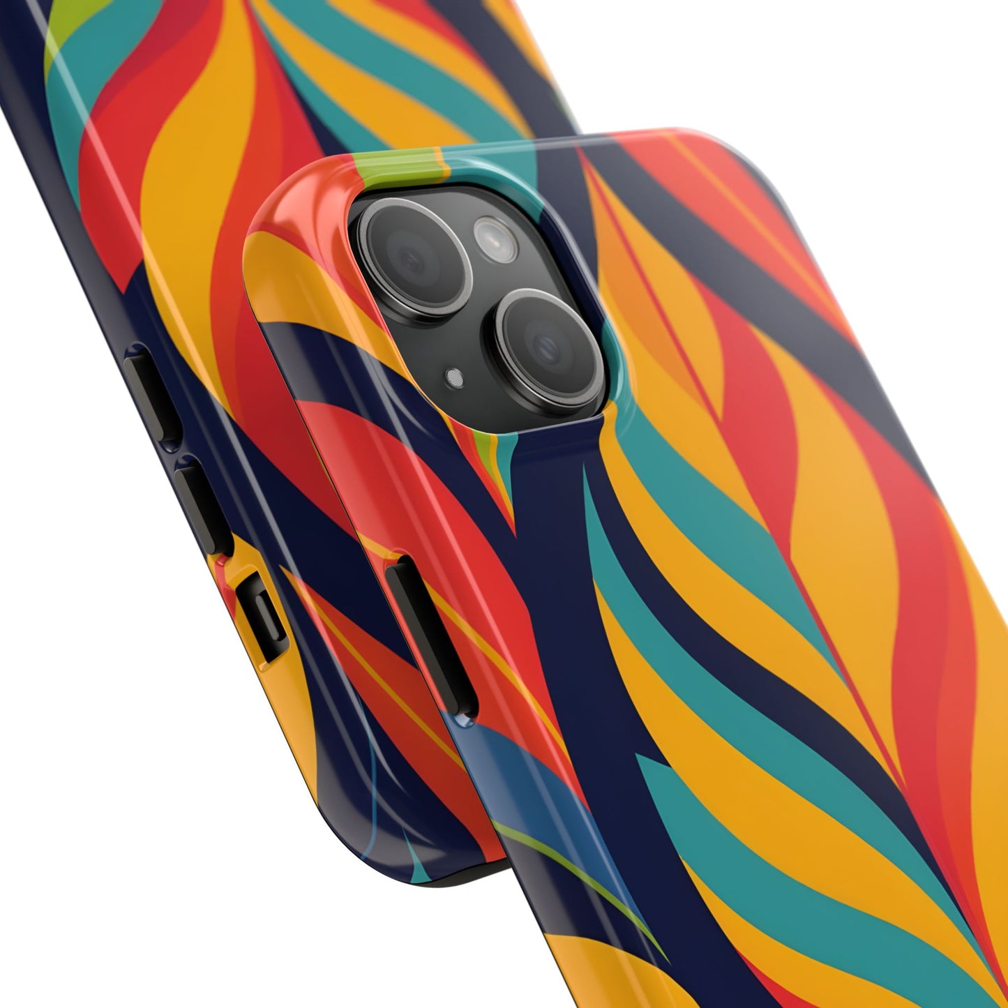 Colorful Leaf tough Phone Case, iPhone, Samsung Nature Lover Gift, Protective