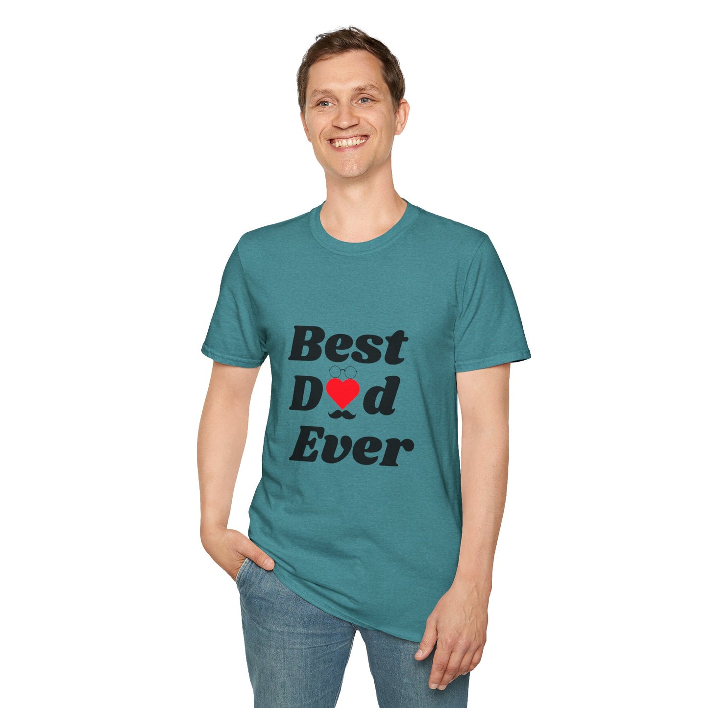 Best Dad Ever T-Shirt, Father's Day Gift Tee, Daddy Top, Dad Birthday Present