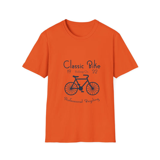 Classic Bike Unisex T-Shirt, Casual Cycling Tee, Gift for Bikers, Retro Cycle