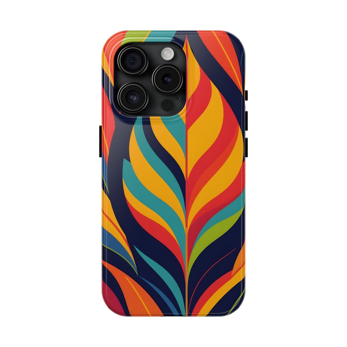 Colorful Leaf tough Phone Case, iPhone, Samsung Nature Lover Gift, Protective