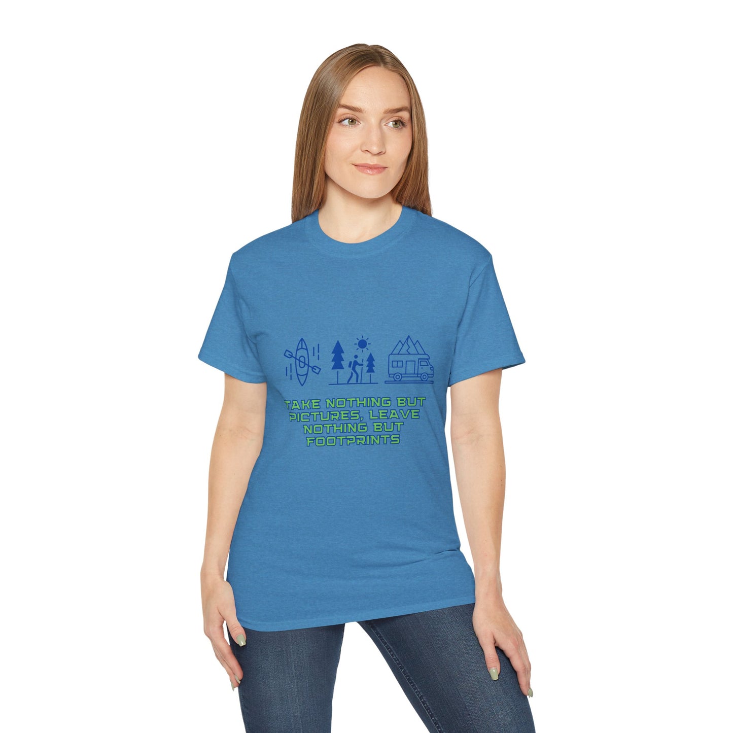 Adventure Vibes Tee - Eco-Friendly Unisex T-Shirt, Outdoor Camping Hiking Shirt,