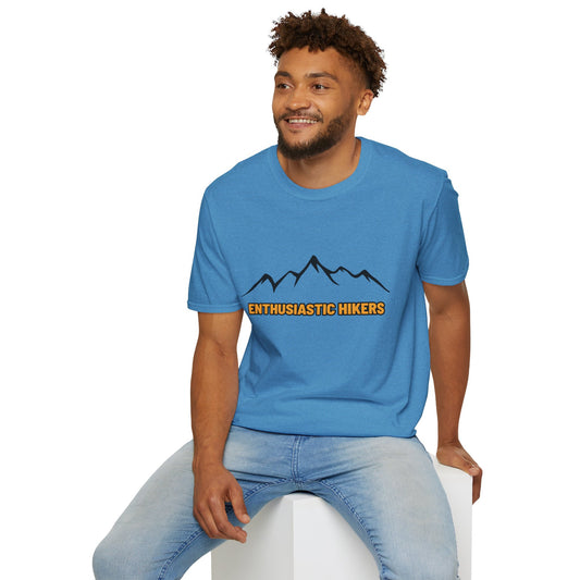 Mountain Enthusiast Hikers T-Shirt, Hiking Gift, Outdoor Apparel, Nature Tourism