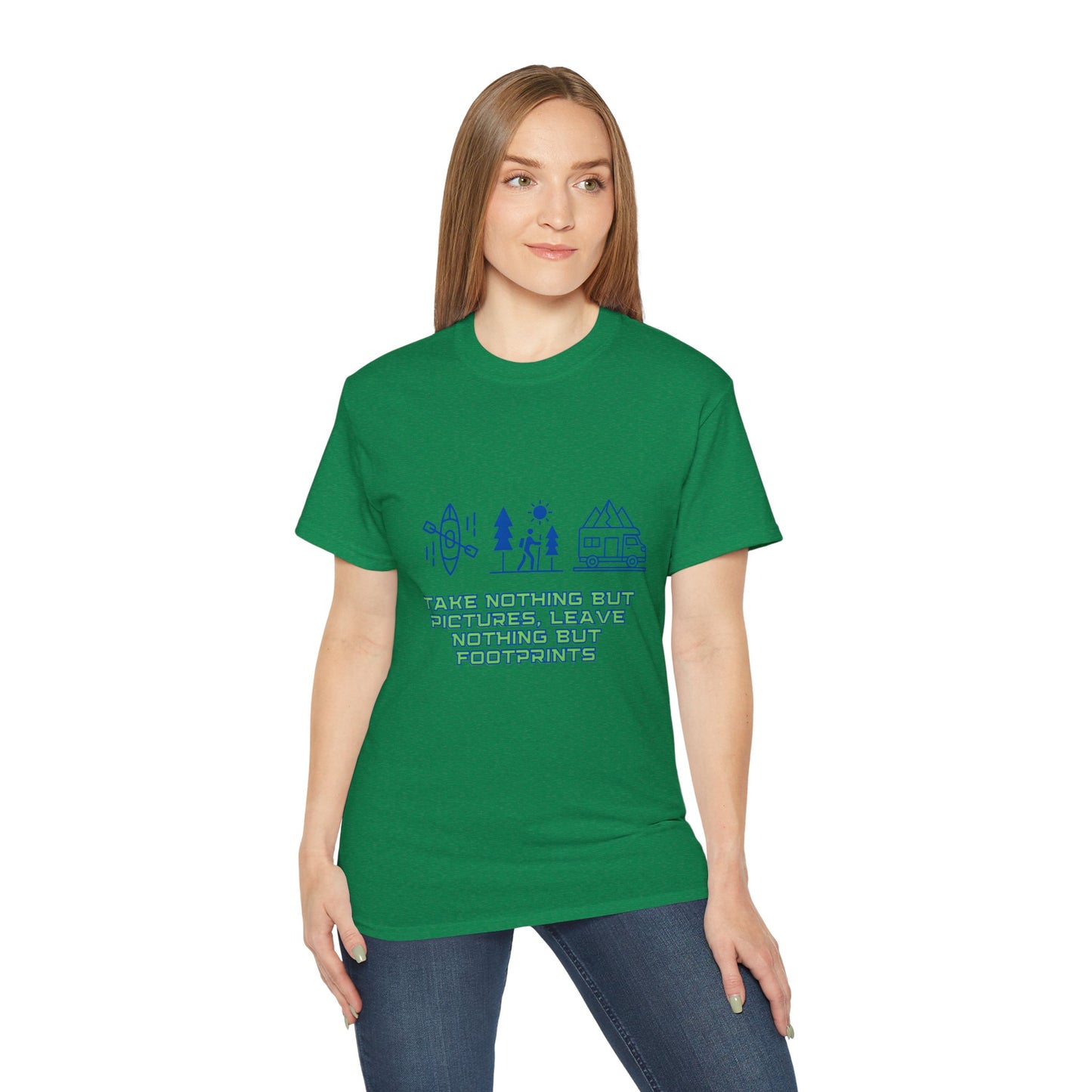 Adventure Vibes Tee - Eco-Friendly Unisex T-Shirt, Outdoor Camping Hiking Shirt,