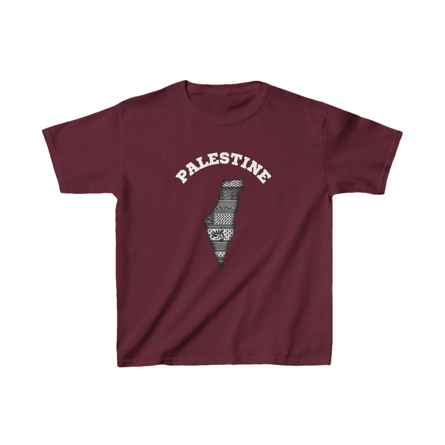 Palestine Kids Tee, Meaningful Kids T-Shirt, Youth Summer Shirt, Gift for Children, Cultural Identity Apparel, Trendy Children Clothing