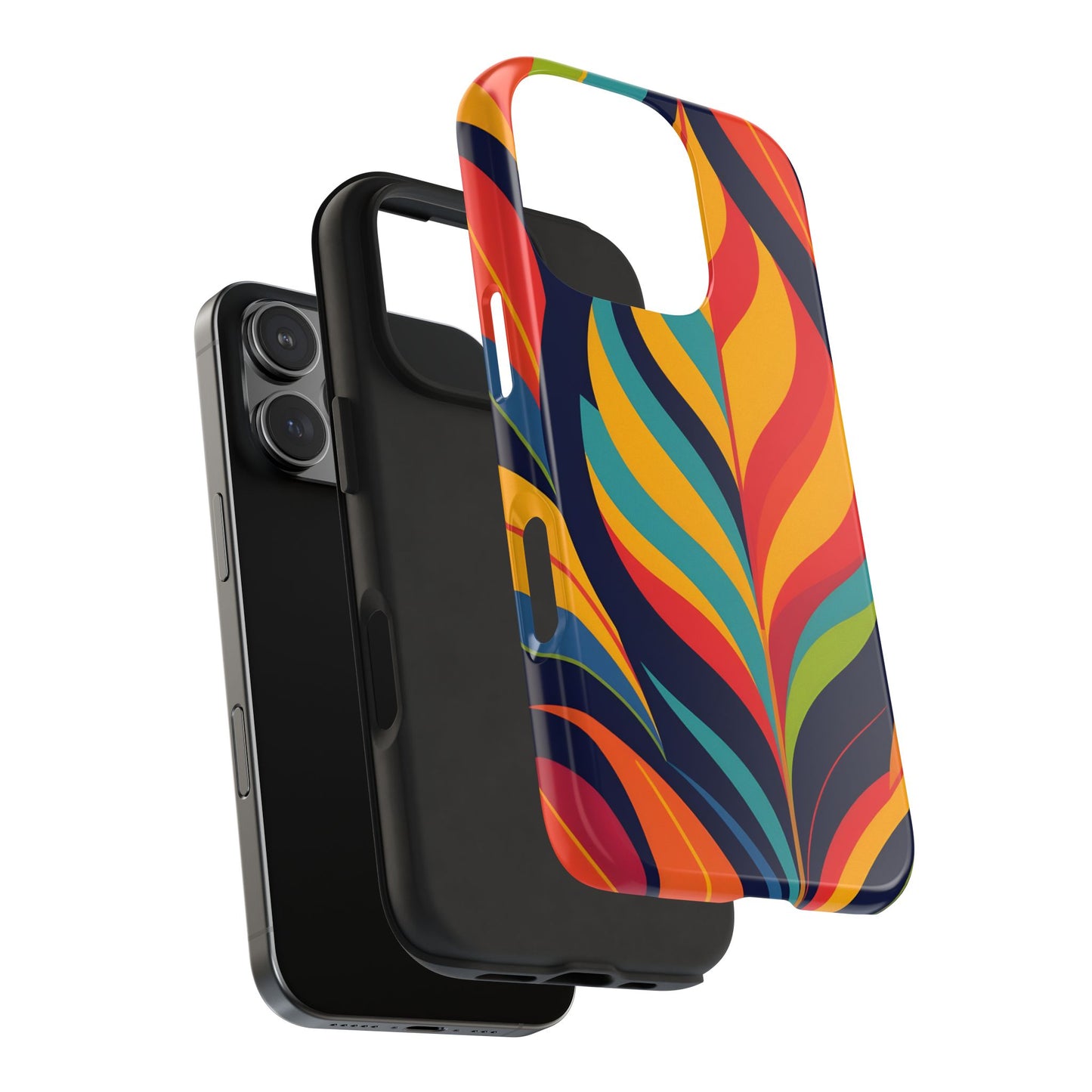 Colorful Leaf tough Phone Case, iPhone, Samsung Nature Lover Gift, Protective