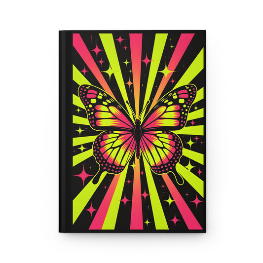 Butterfly Journal, Trendy Notebook for Writing - Colorful Hardcover Diary, Blank
