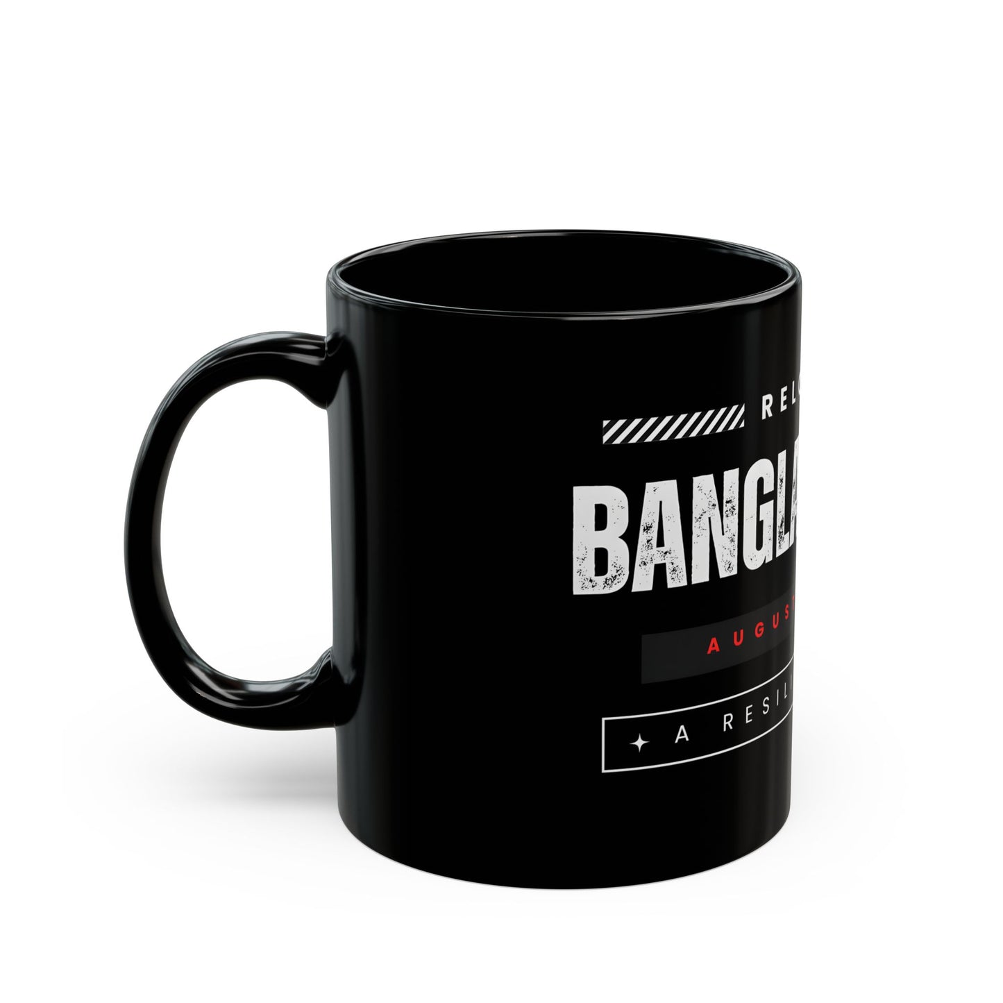 Bangladesh 2 0 Quota Movement Black Mug, Coffee Mug for Coffee Lovers, Patriotic