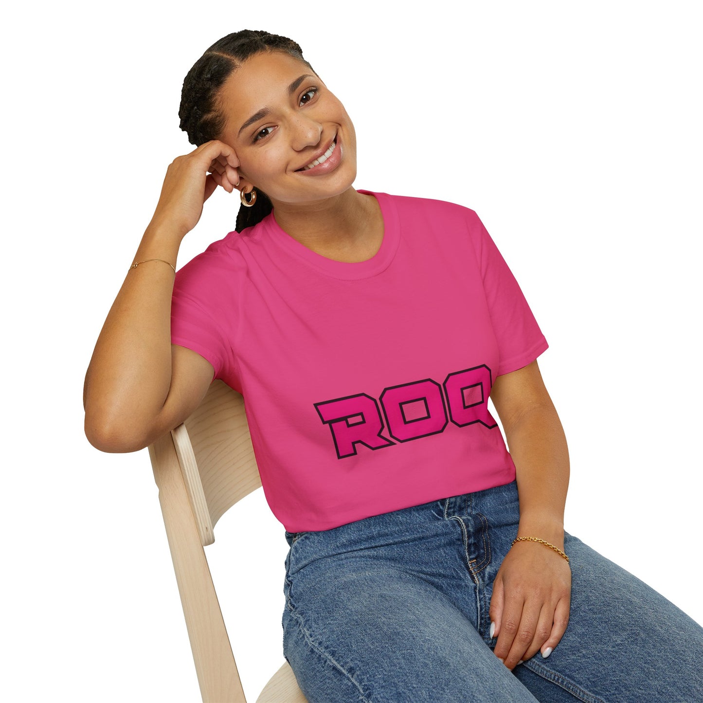 Bold ROQ Women Softstyle T-Shirt, Casual Wear, Gift for Friends, Graphic Tee