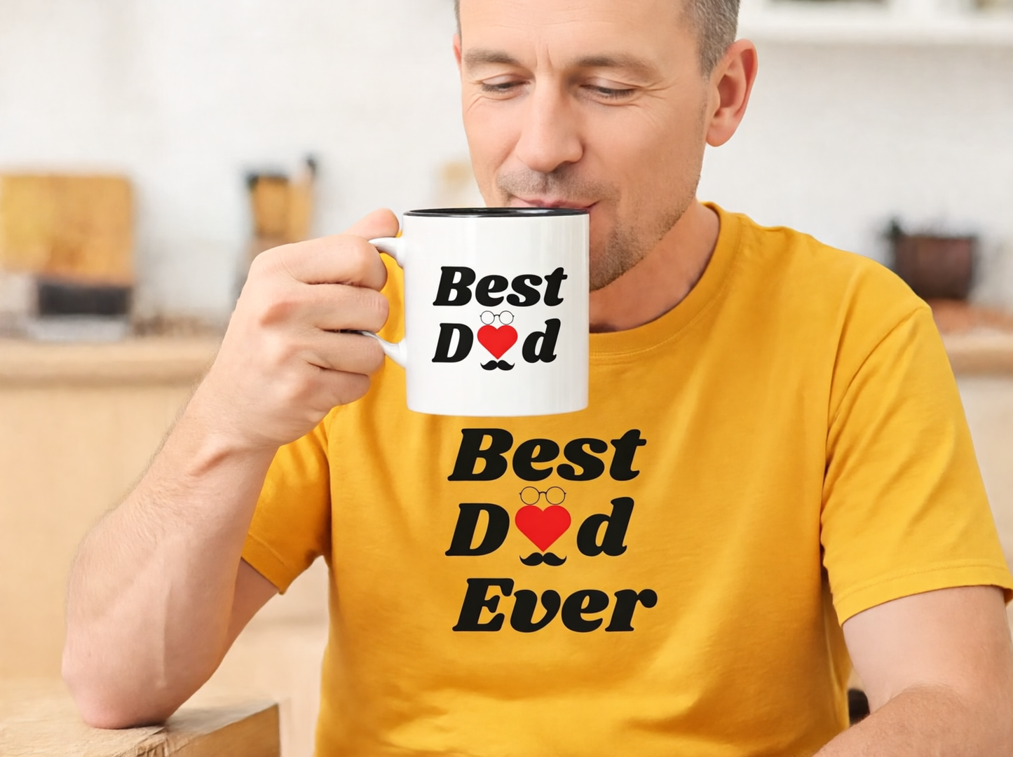 Best Dad Ever T-Shirt, Father's Day Gift Tee, Daddy Top, Dad Birthday Present