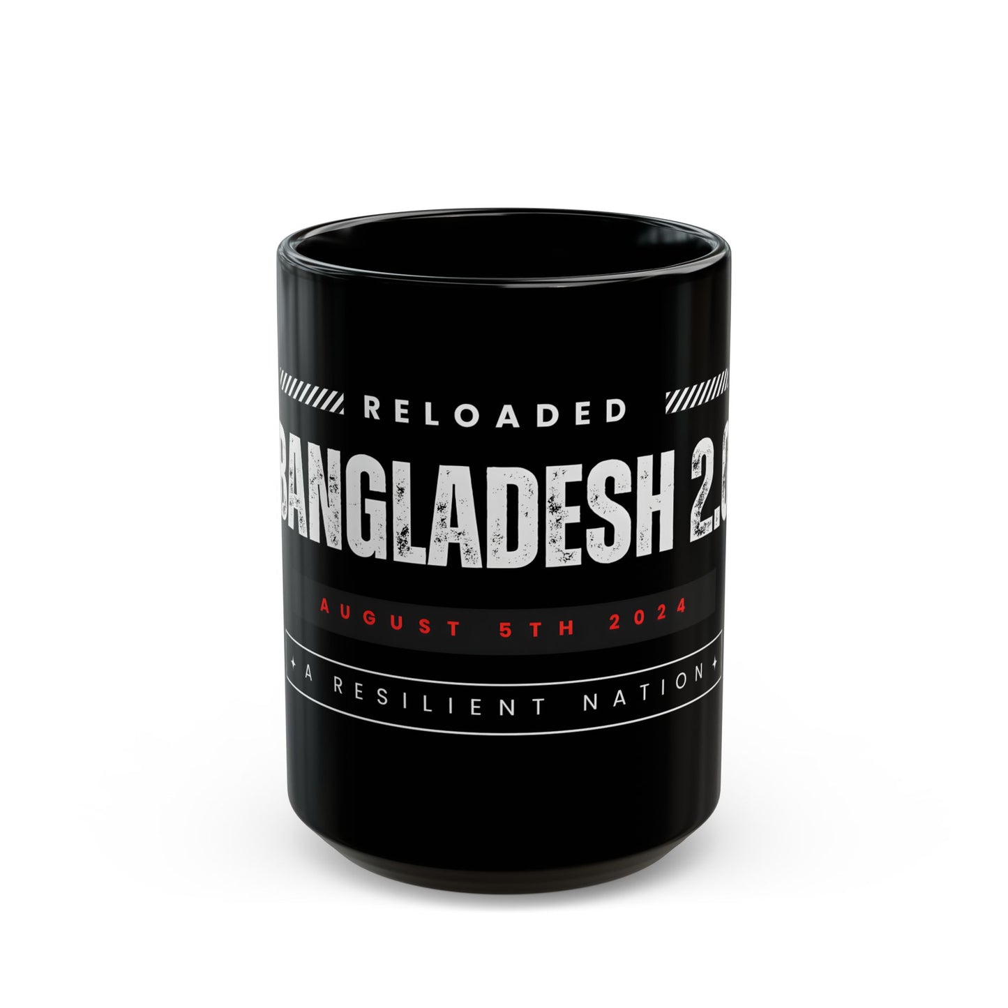 Bangladesh 2 0 Quota Movement Black Mug, Coffee Mug for Coffee Lovers, Patriotic