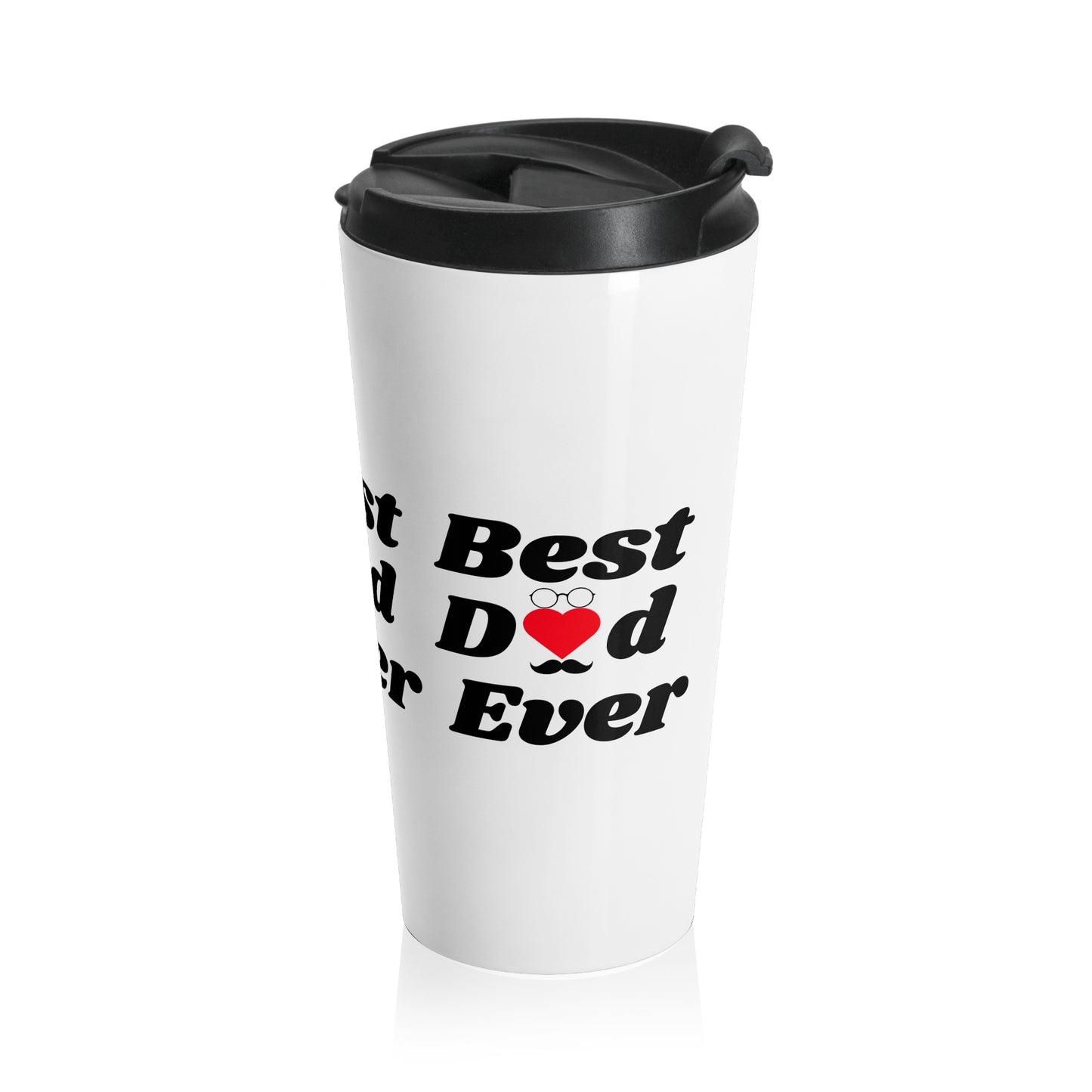 Best Dad Ever Stainless Steel Travel Mug, Father's Day Gift, Insulated Coffee