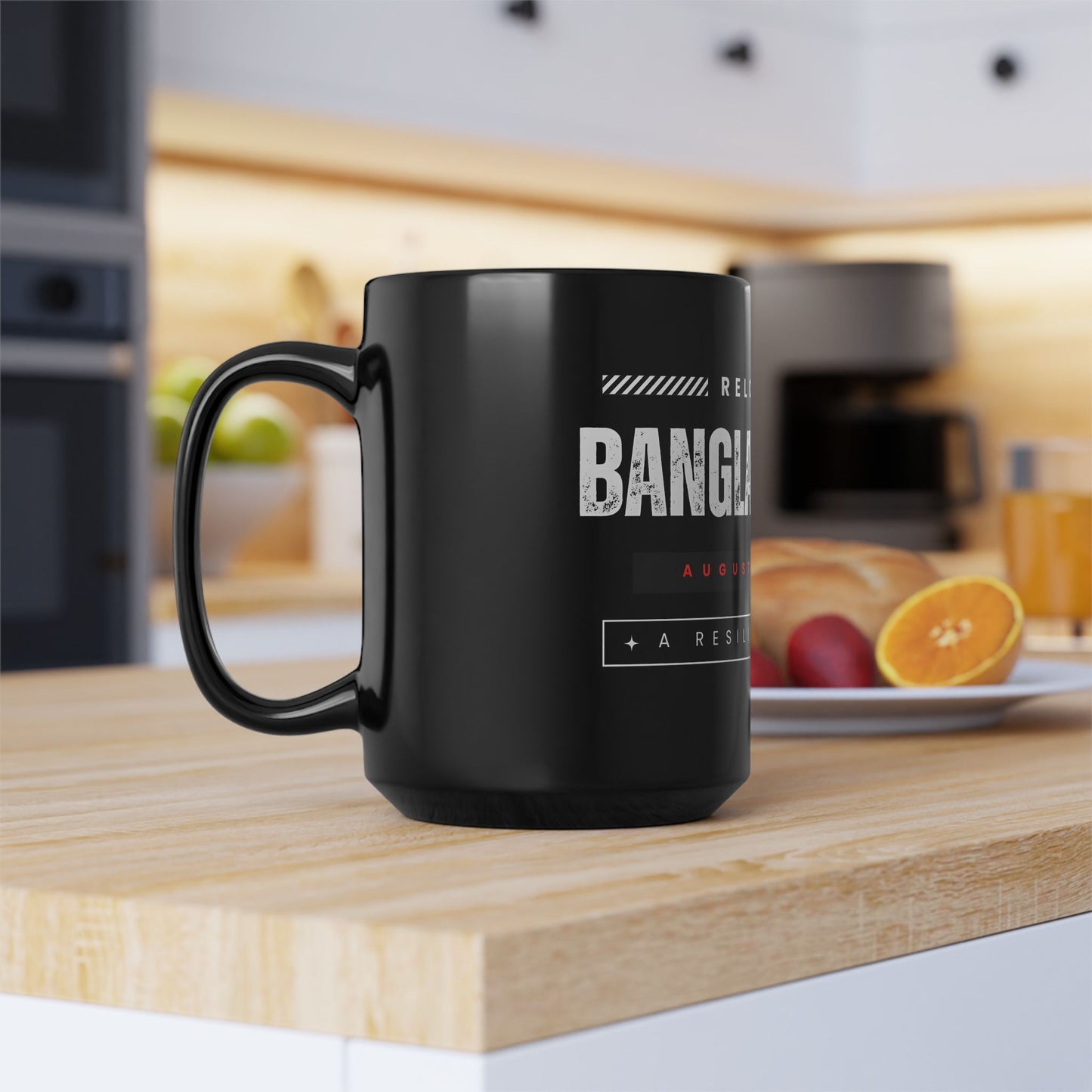Bangladesh 2 0 Quota Movement Black Mug, Coffee Mug for Coffee Lovers, Patriotic