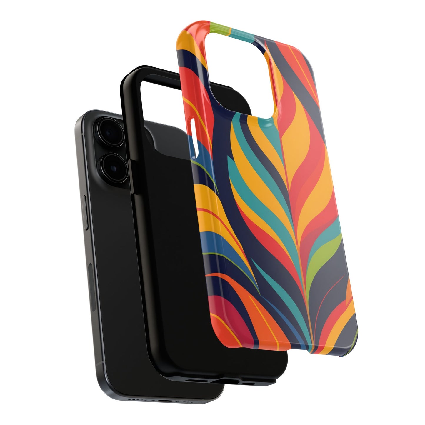 Colorful Leaf tough Phone Case, iPhone, Samsung Nature Lover Gift, Protective