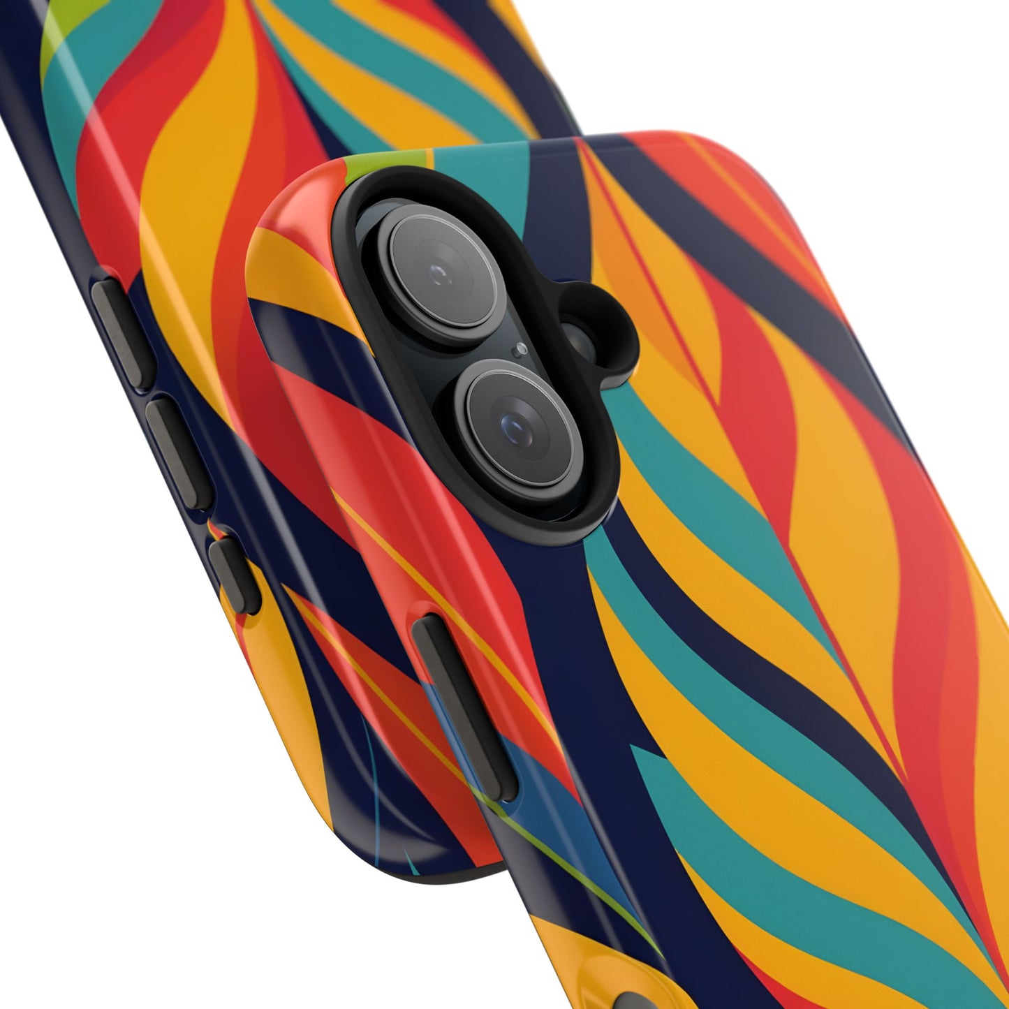 Colorful Leaf tough Phone Case, iPhone, Samsung Nature Lover Gift, Protective