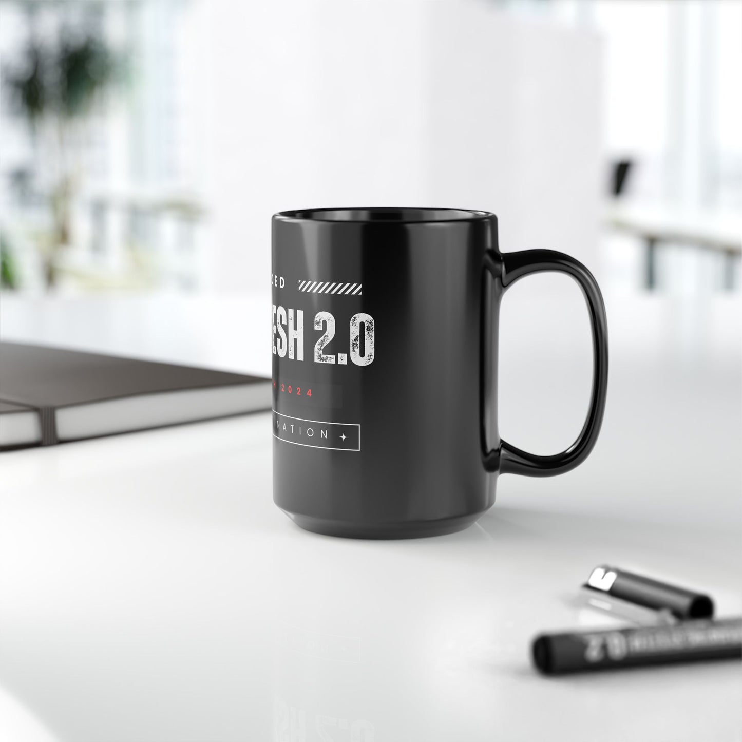 Bangladesh 2 0 Quota Movement Black Mug, Coffee Mug for Coffee Lovers, Patriotic