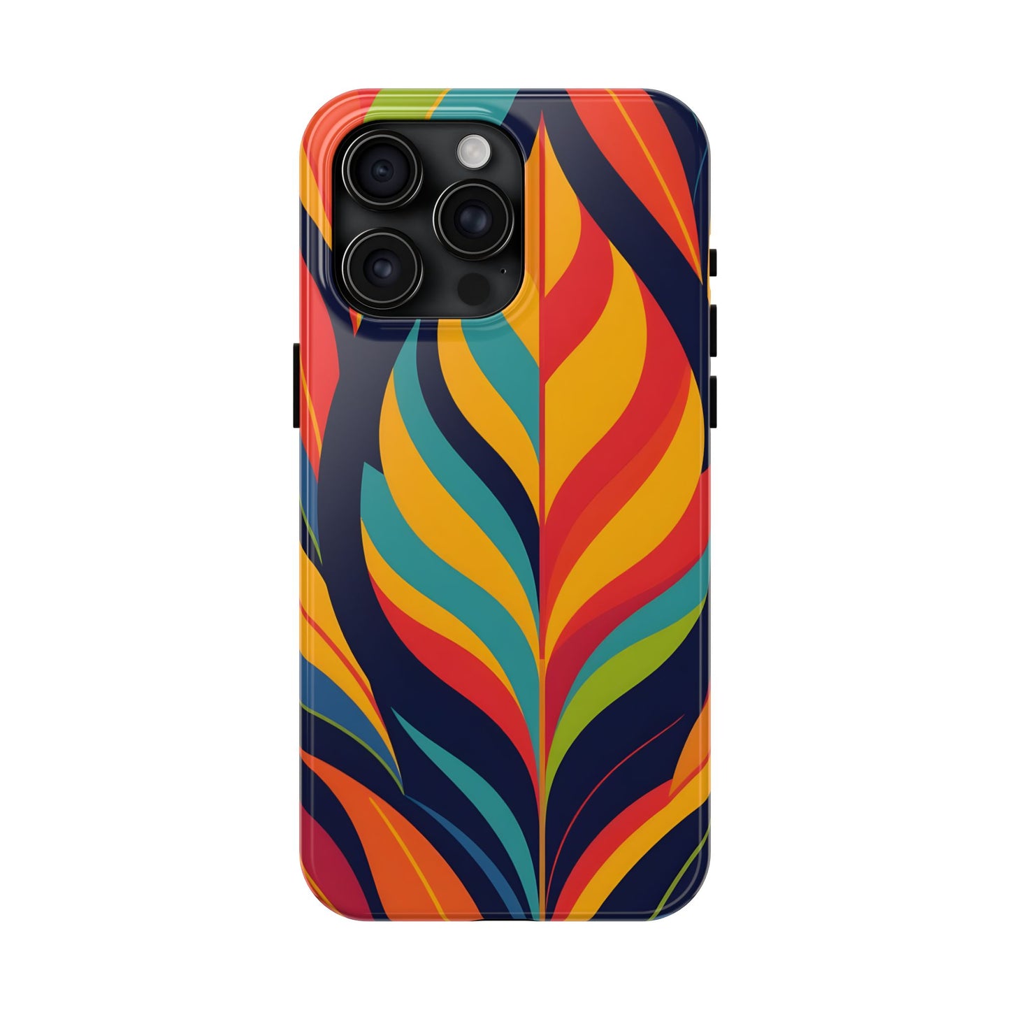 Colorful Leaf tough Phone Case, iPhone, Samsung Nature Lover Gift, Protective