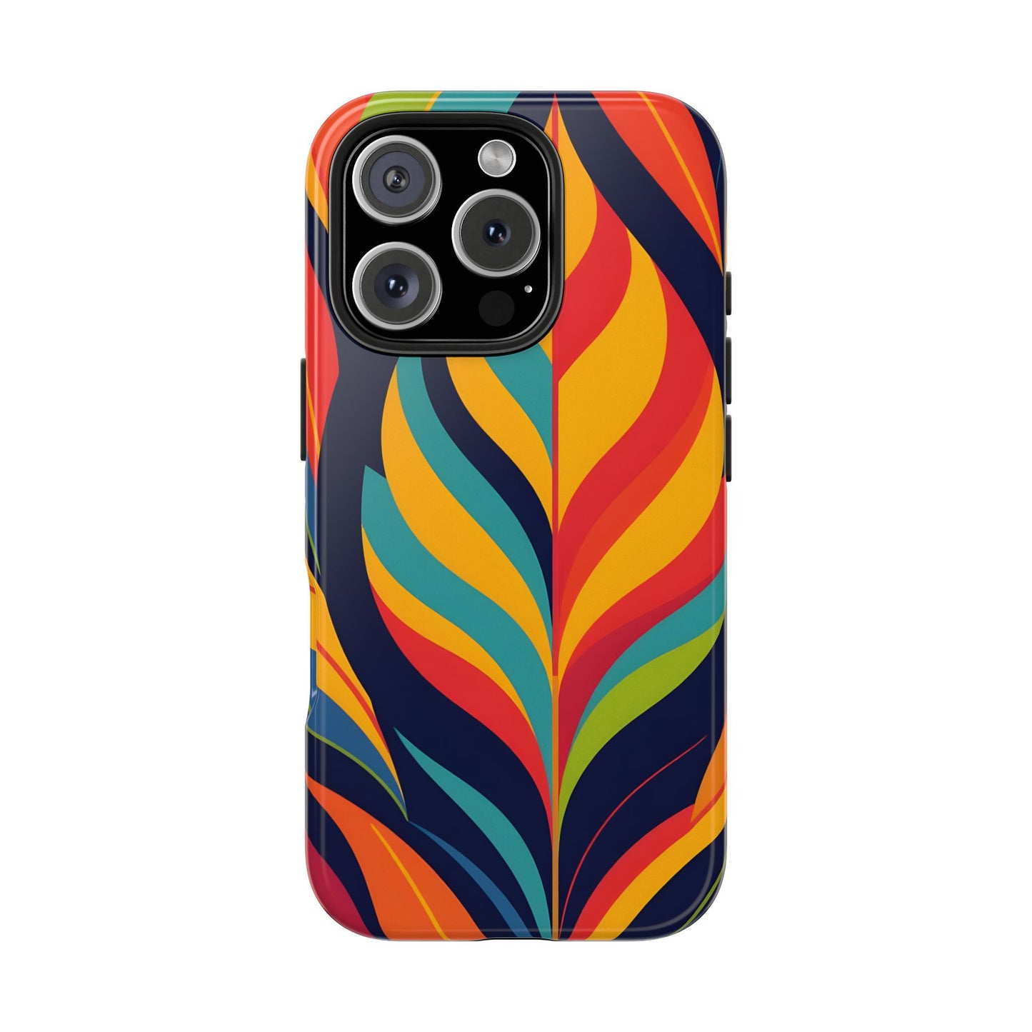 Colorful Leaf tough Phone Case, iPhone, Samsung Nature Lover Gift, Protective