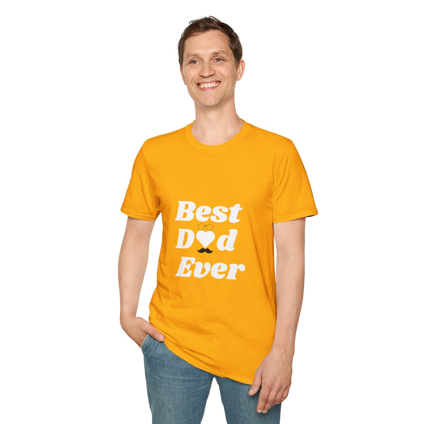 Best Dad Ever Unisex T-Shirt | Father's Day Gift, Soft Tee, Casual Wear