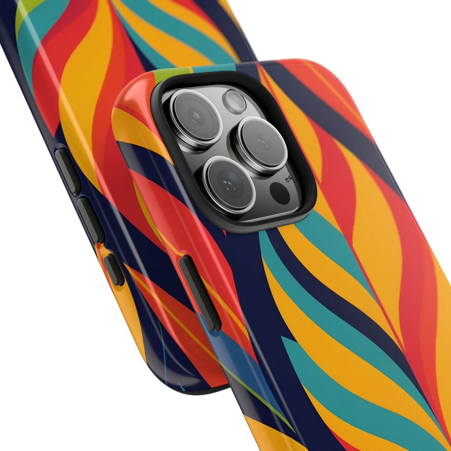 Colorful Leaf tough Phone Case, iPhone, Samsung Nature Lover Gift, Protective
