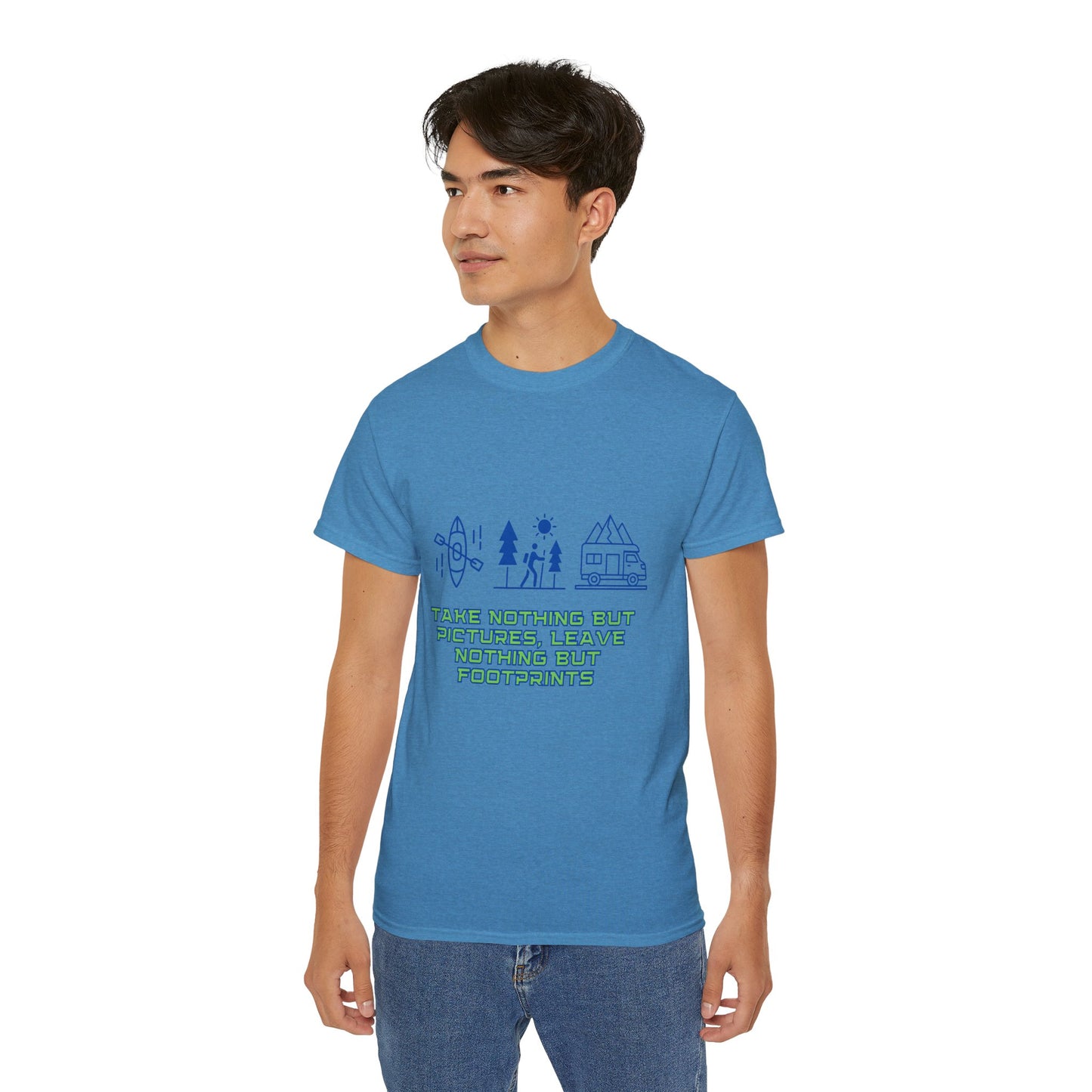 Adventure Vibes Tee - Eco-Friendly Unisex T-Shirt, Outdoor Camping Hiking Shirt,