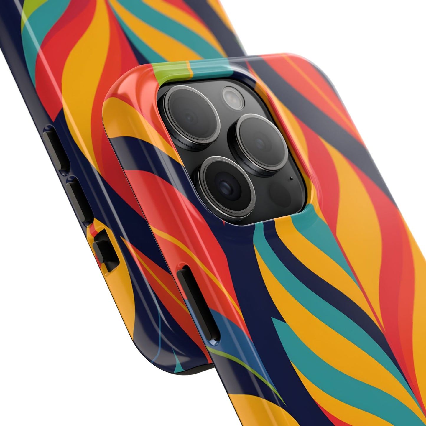 Colorful Leaf tough Phone Case, iPhone, Samsung Nature Lover Gift, Protective