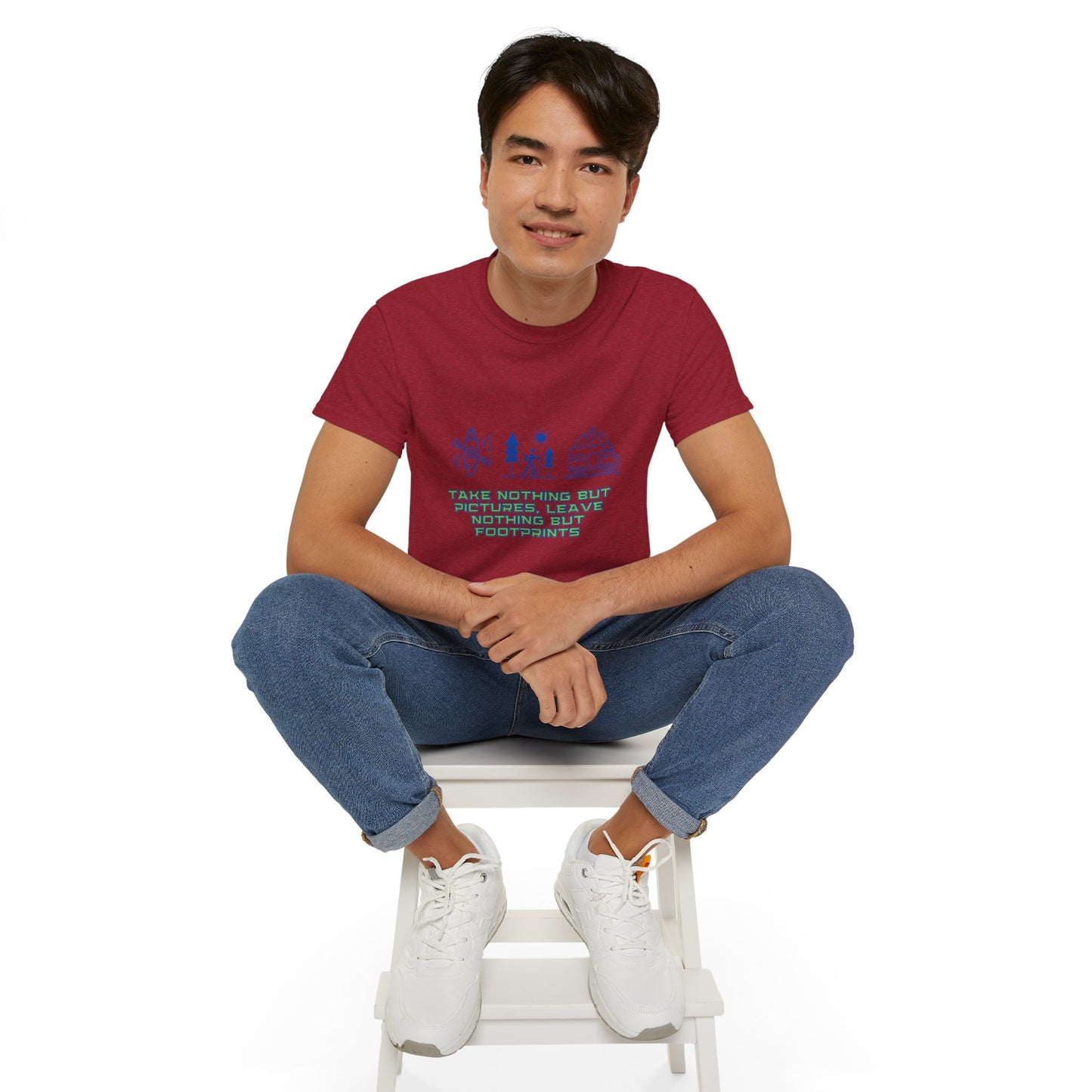 Adventure Vibes Tee - Eco-Friendly Unisex T-Shirt, Outdoor Camping Hiking Shirt,