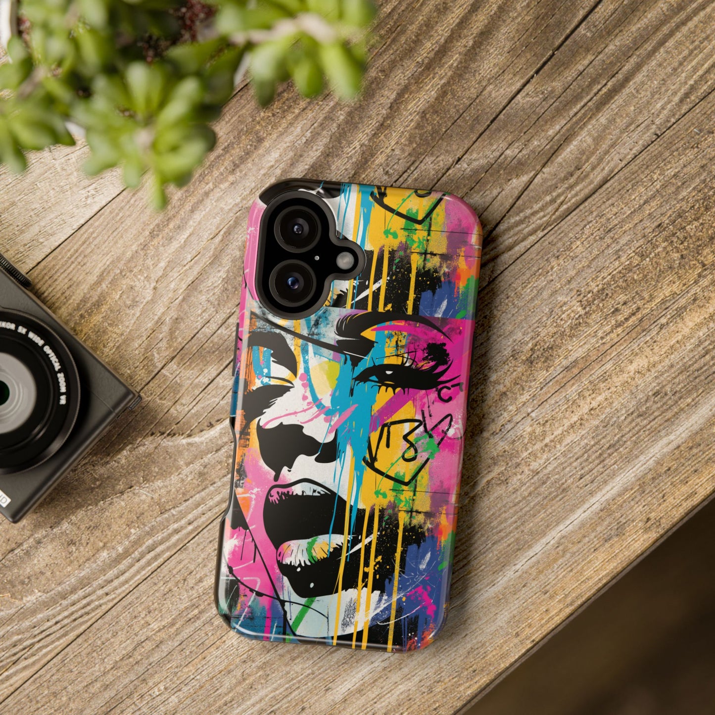 Phone Cases, Colorful Art, Trendy Accessories, Unique Gifts, Tough Cases with