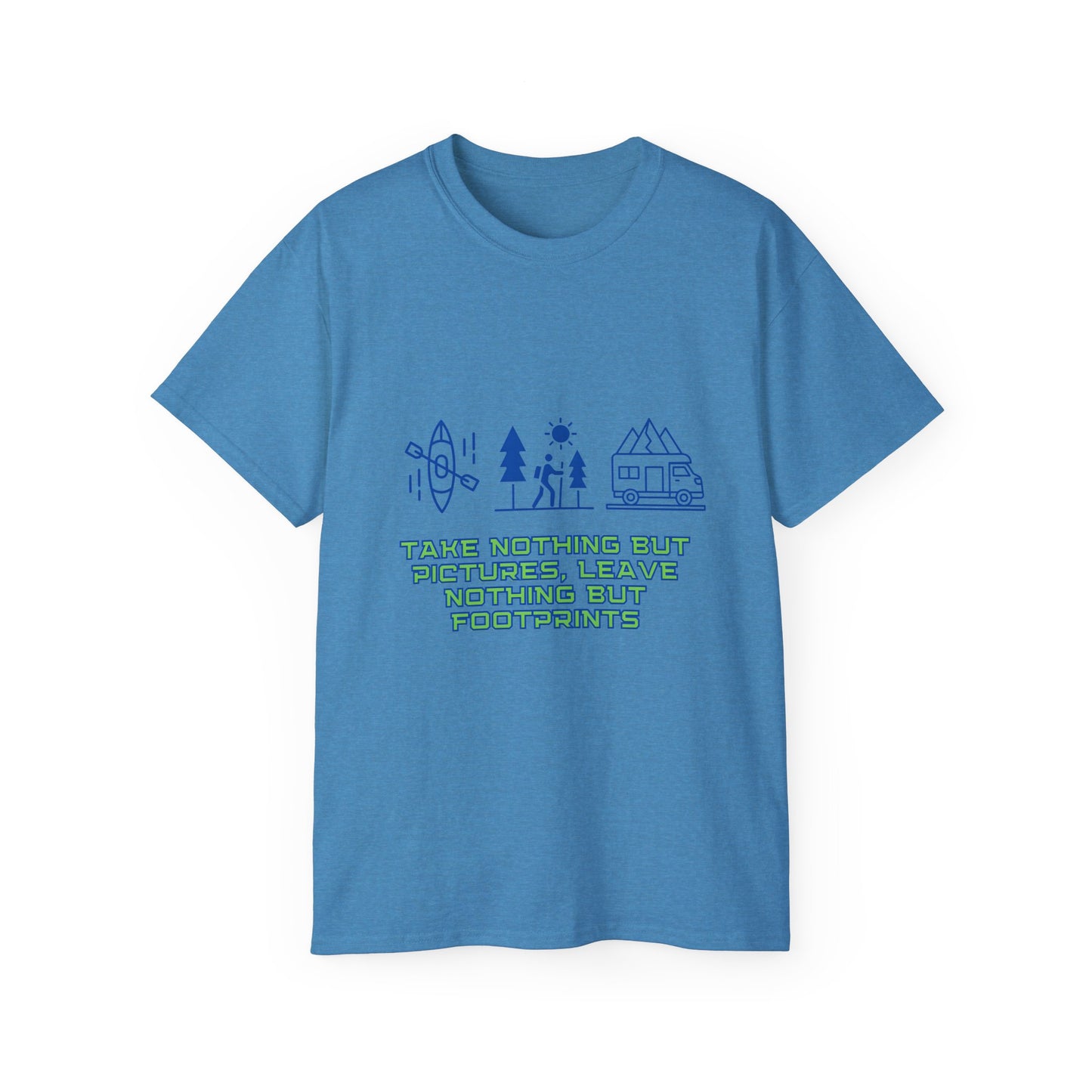 Adventure Vibes Tee - Eco-Friendly Unisex T-Shirt, Outdoor Camping Hiking Shirt,