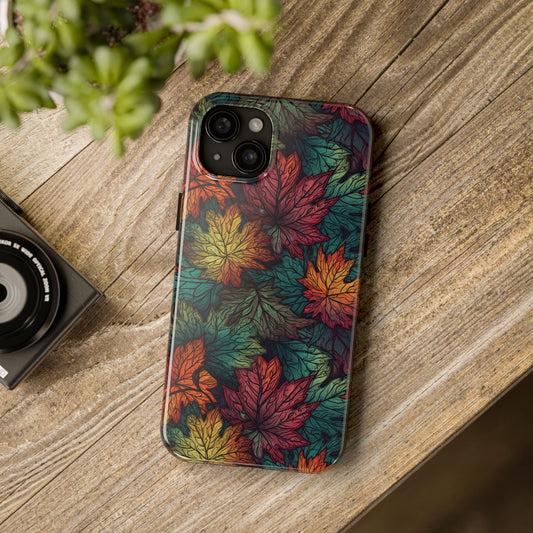 Fall Maple Leaf Tough Phone Cases - iPhone, Samsung, Protective Cover, Autumn
