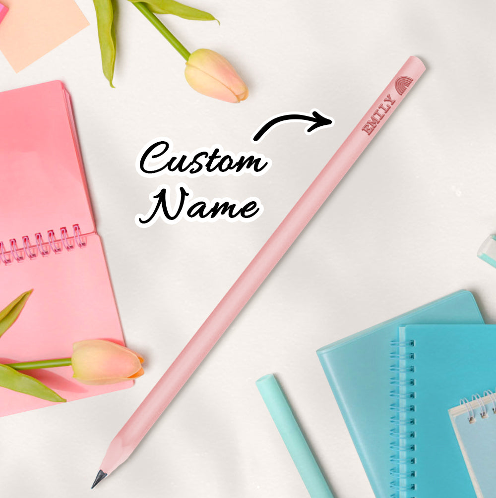 Personalized Pencil Custom School Supplies School Enrollment Back to School Gift
