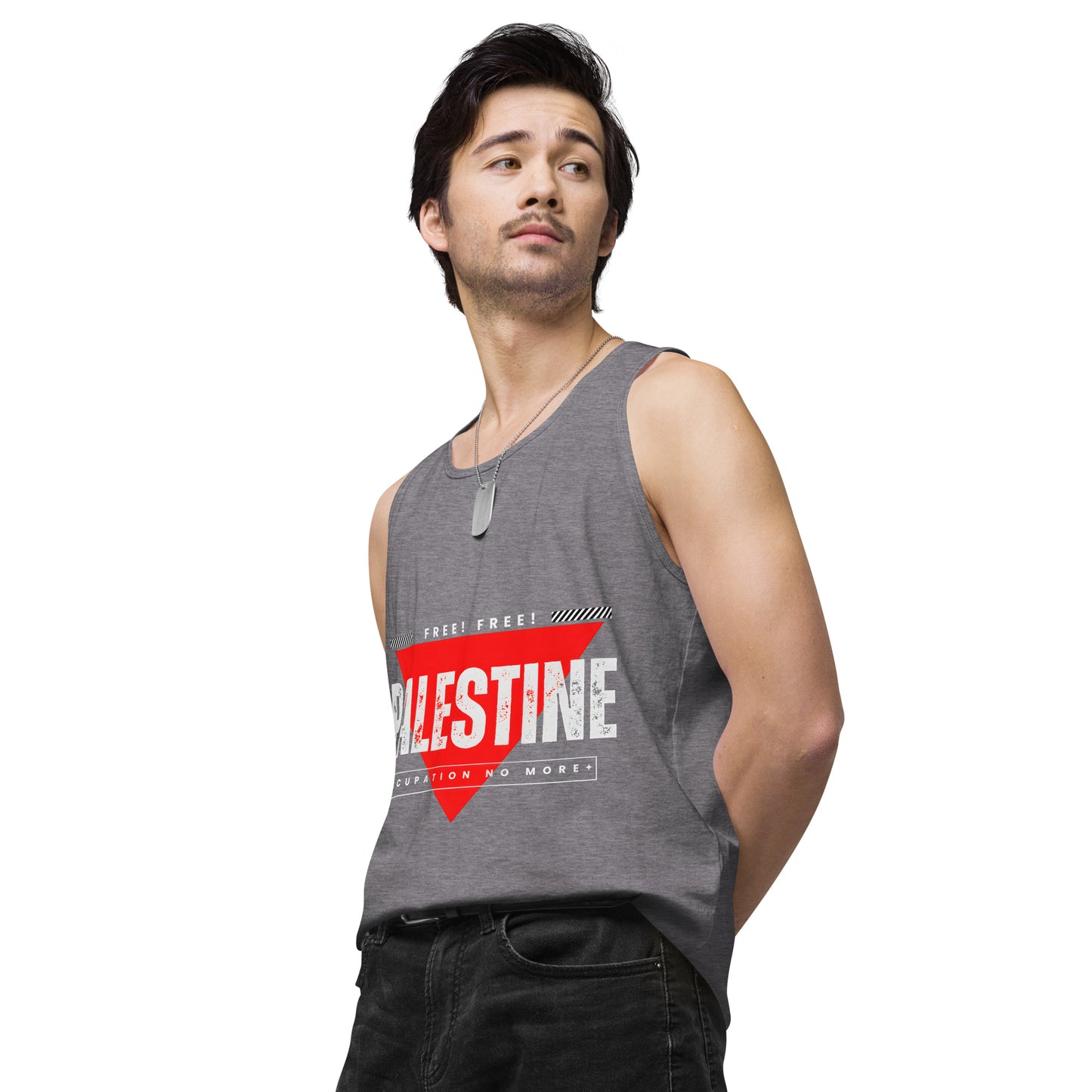 Men’s premium tank top, Palestine Freedom T-shirt, Free Palestine, Palestine gift