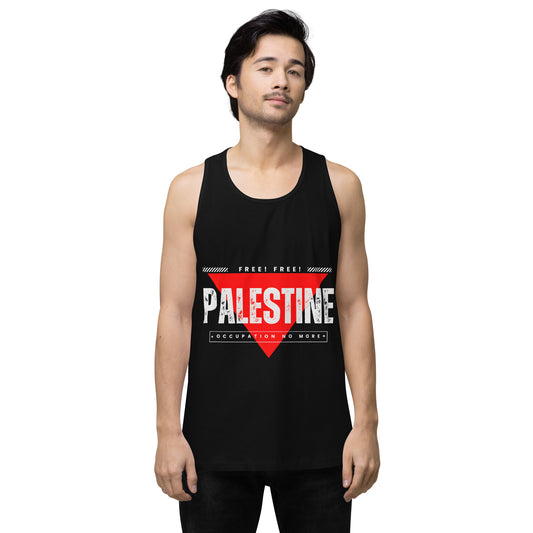 Men’s premium tank top, Palestine Freedom T-shirt, Free Palestine, Palestine gift