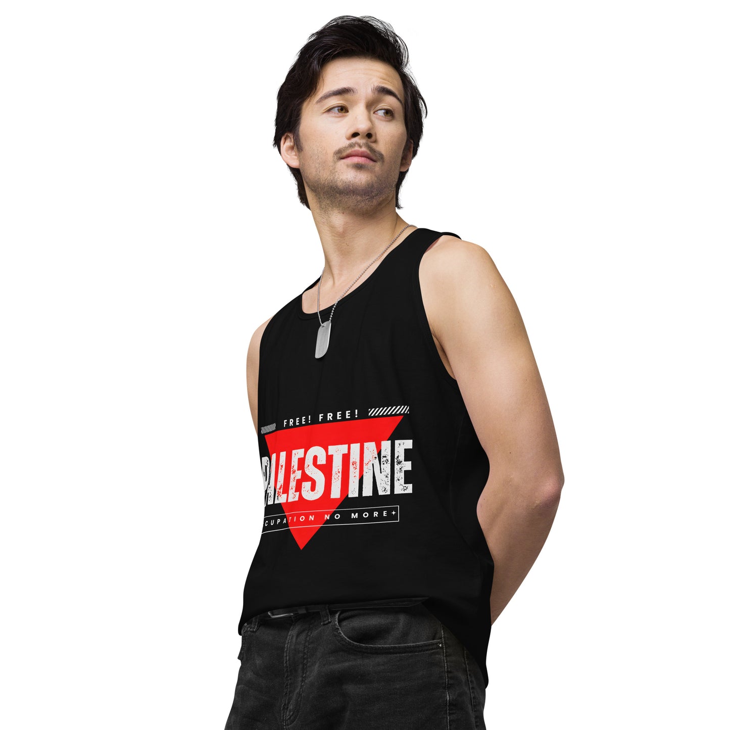 Men’s premium tank top, Palestine Freedom T-shirt, Free Palestine, Palestine gift