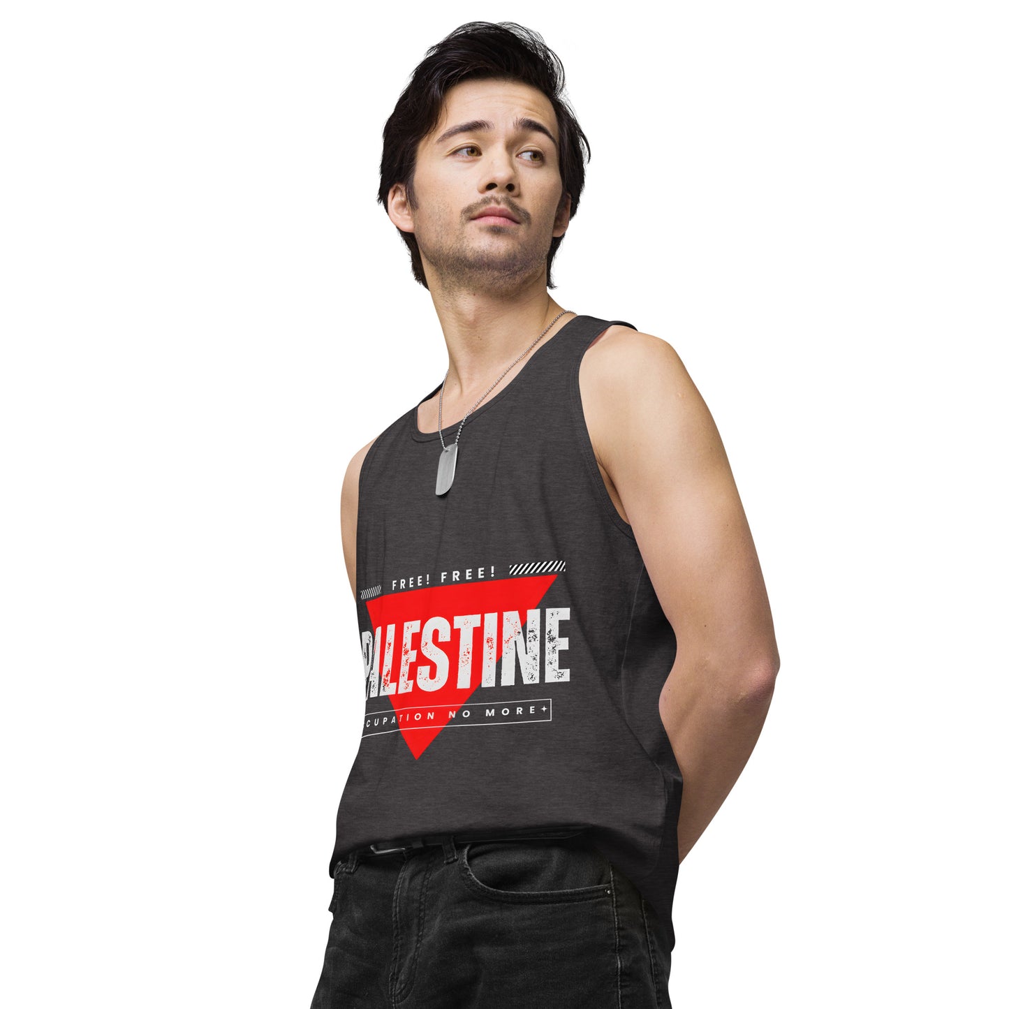 Men’s premium tank top, Palestine Freedom T-shirt, Free Palestine, Palestine gift