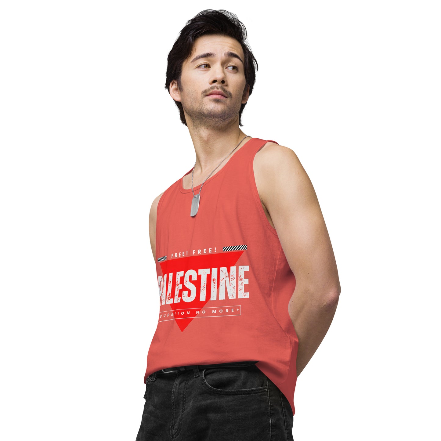 Men’s premium tank top, Palestine Freedom T-shirt, Free Palestine, Palestine gift