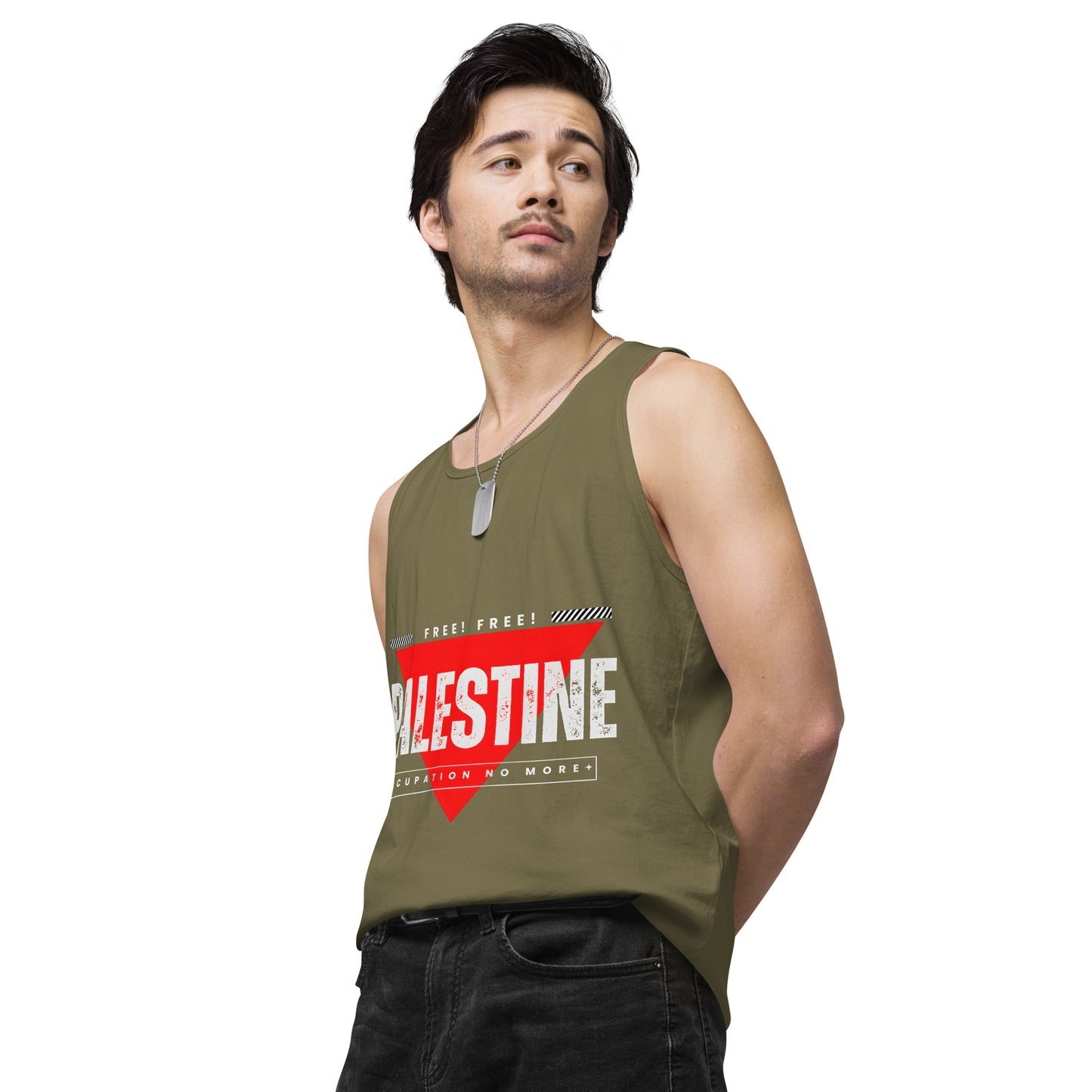 Men’s premium tank top, Palestine Freedom T-shirt, Free Palestine, Palestine gift