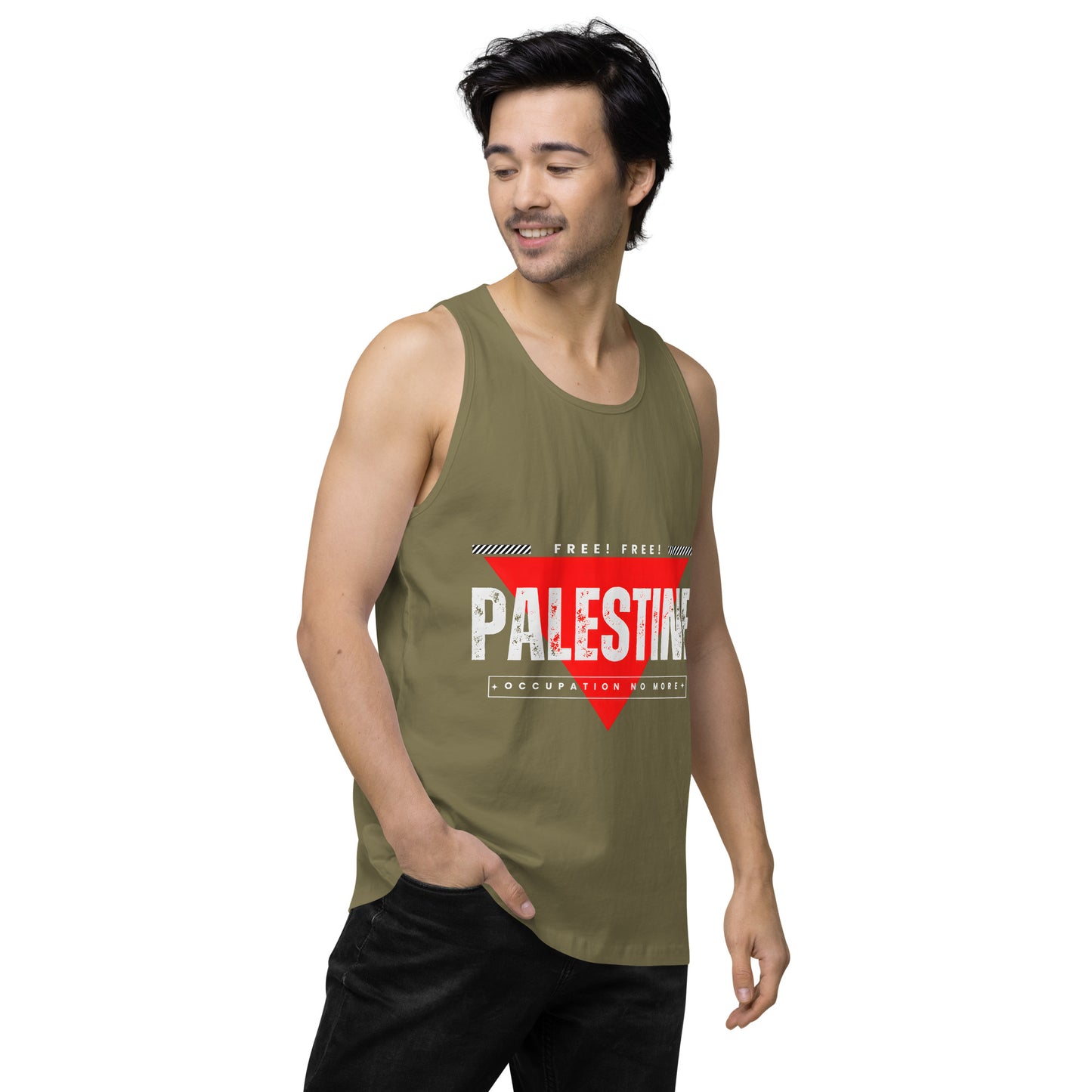 Men’s premium tank top, Palestine Freedom T-shirt, Free Palestine, Palestine gift