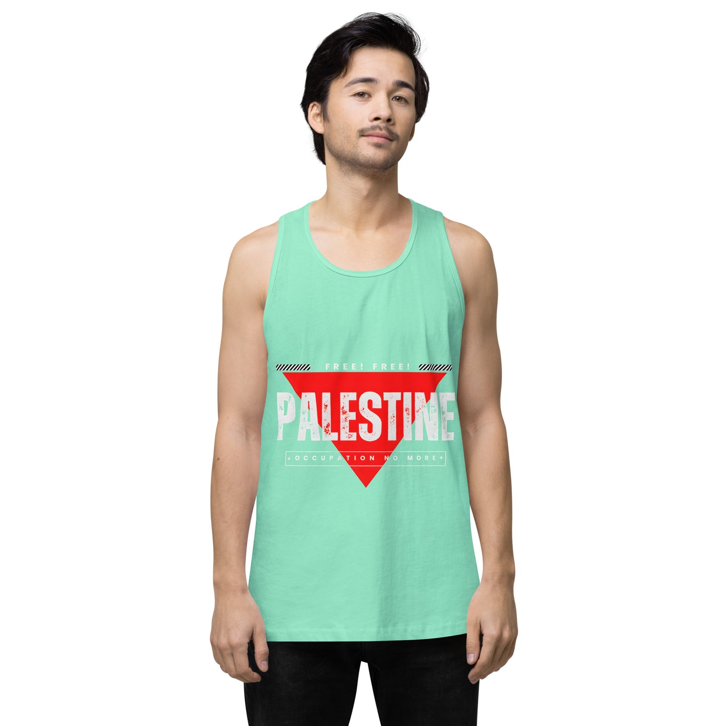 Men’s premium tank top, Palestine Freedom T-shirt, Free Palestine, Palestine gift