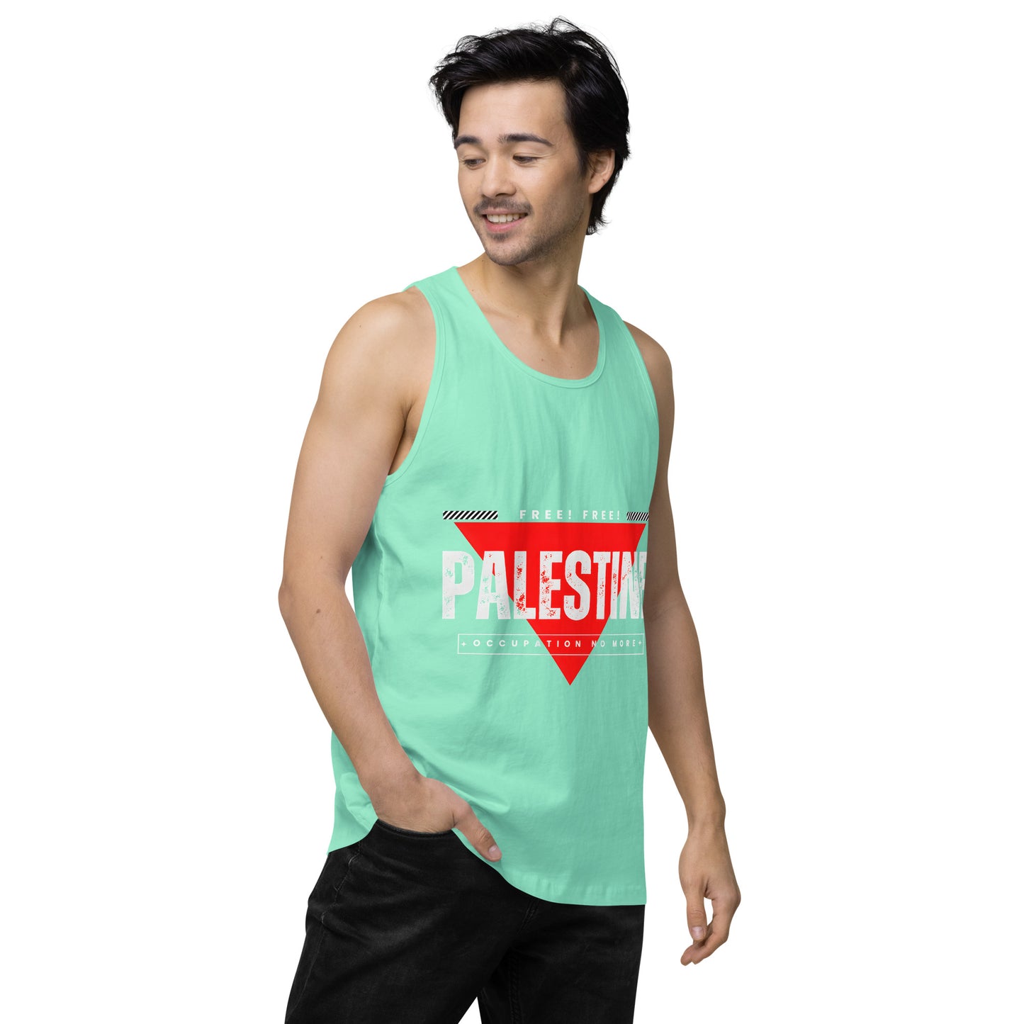 Men’s premium tank top, Palestine Freedom T-shirt, Free Palestine, Palestine gift