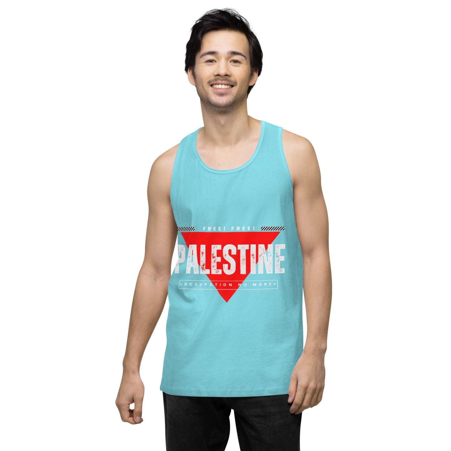 Men’s premium tank top, Palestine Freedom T-shirt, Free Palestine, Palestine gift