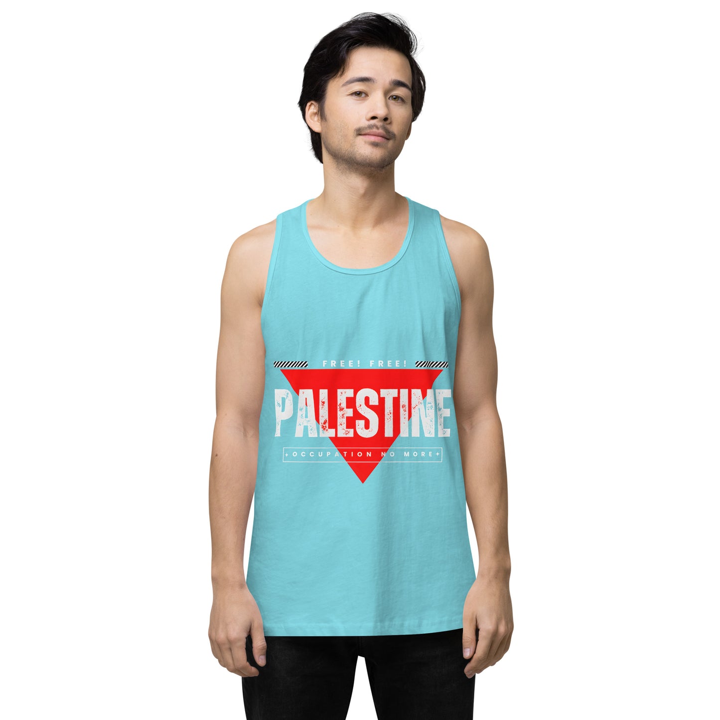 Men’s premium tank top, Palestine Freedom T-shirt, Free Palestine, Palestine gift