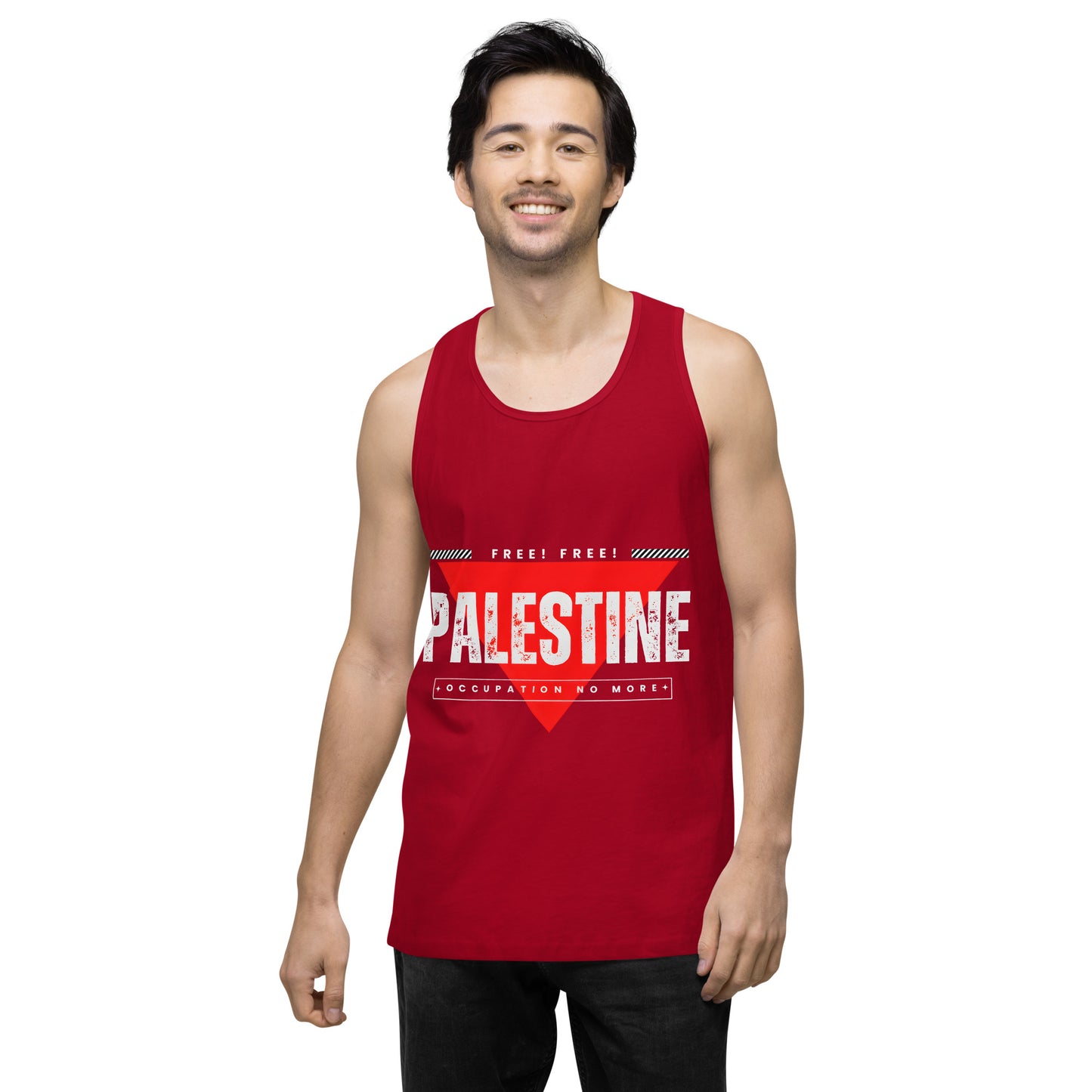 Men’s premium tank top, Palestine Freedom T-shirt, Free Palestine, Palestine gift