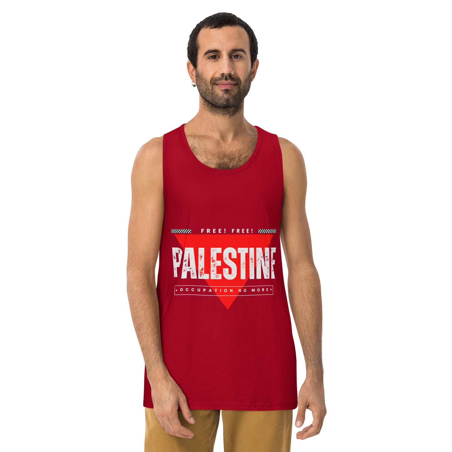 Men’s premium tank top, Palestine Freedom T-shirt, Free Palestine, Palestine gift