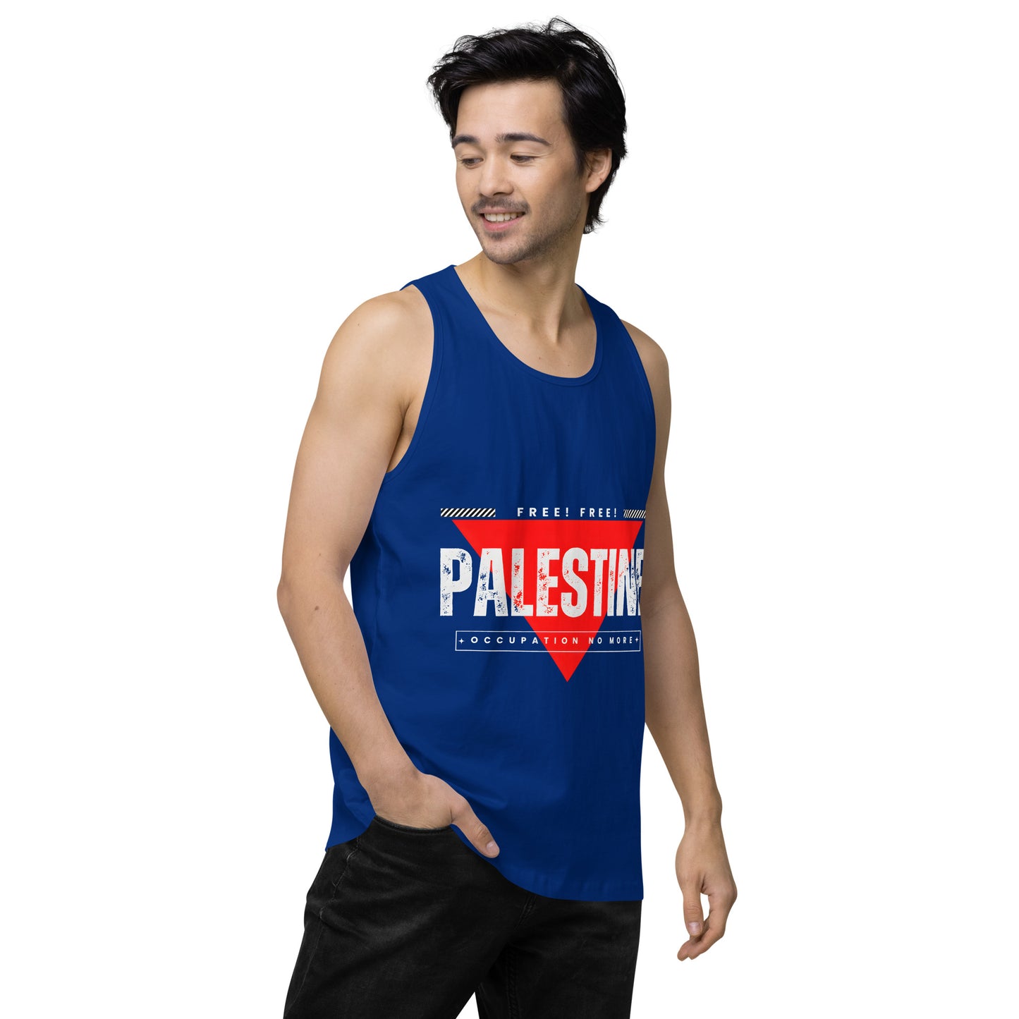 Men’s premium tank top, Palestine Freedom T-shirt, Free Palestine, Palestine gift